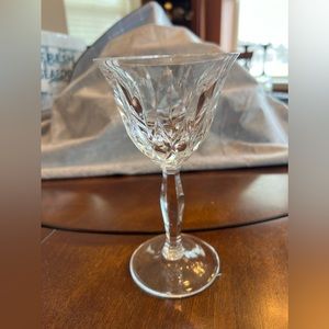 Water Goblet FSC7 by WILLIAM FRASER 6 1/8" Cut Vertical Design